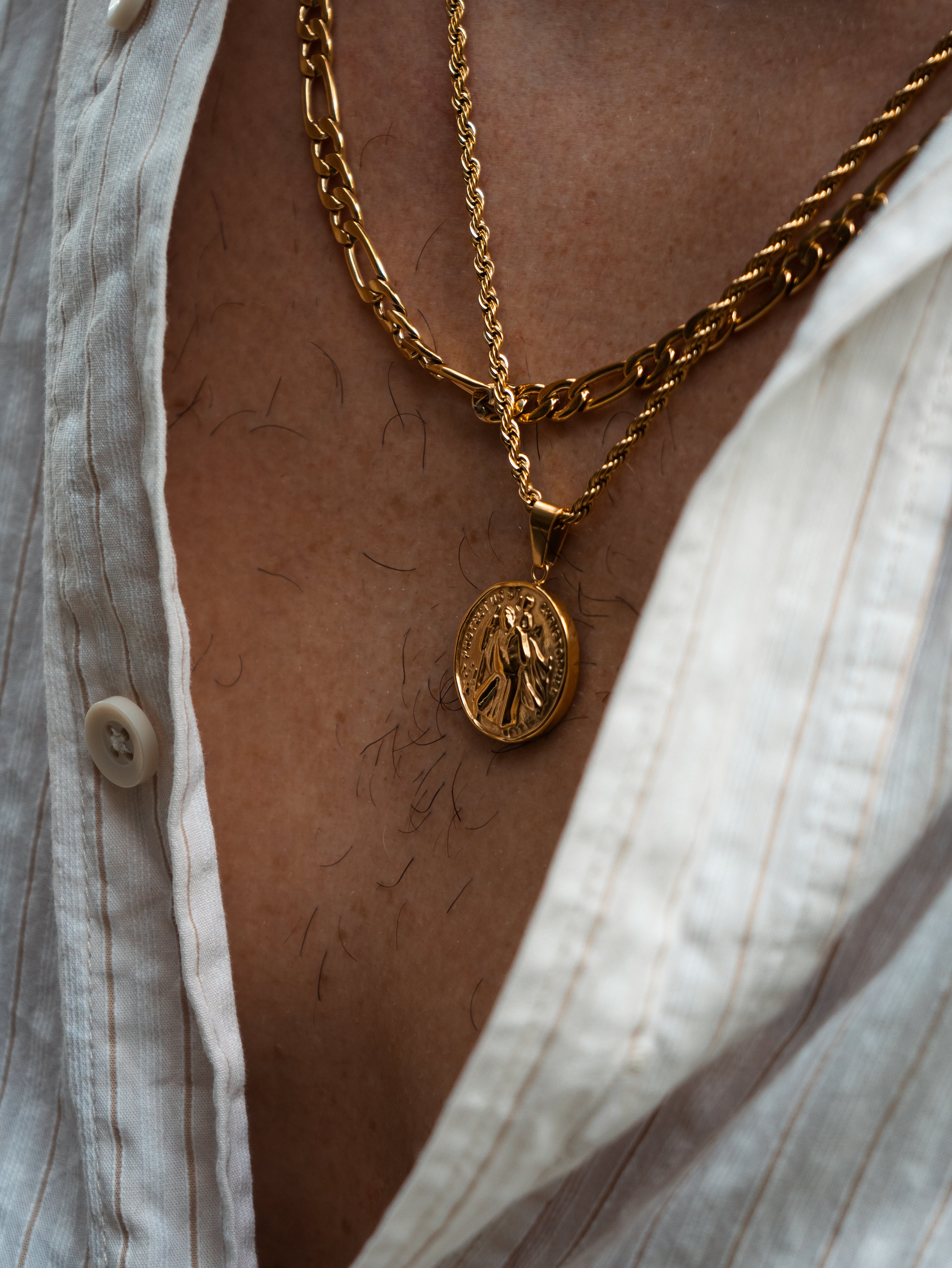 ST. CHRISTOPHER PENDANT (GOLD)