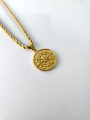 COMPASS PENDANT (GOLD)