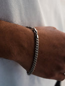 CUBAN BRACELET (WHITE GOLD) 5MM