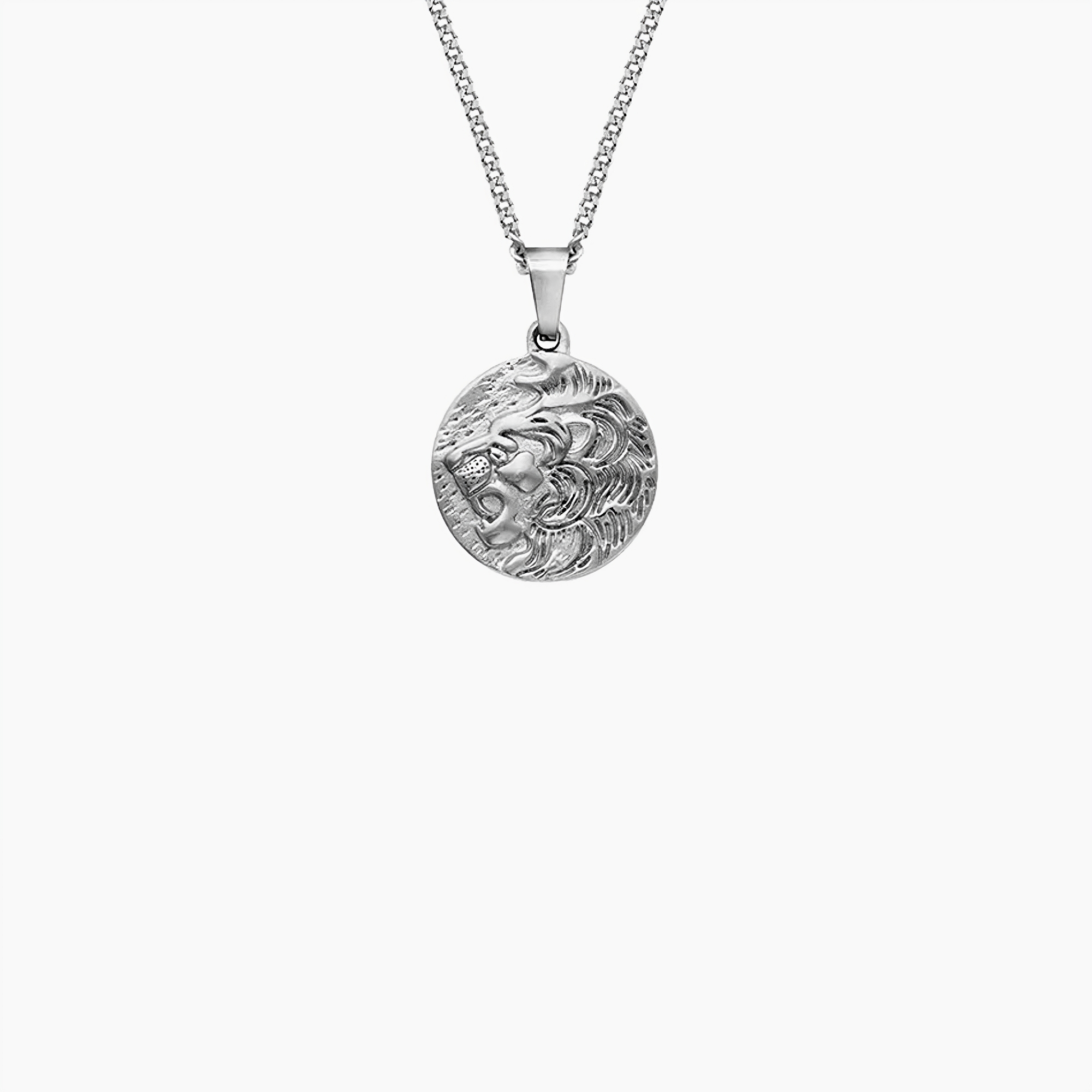 LEO PENDANT (WHITE GOLD)