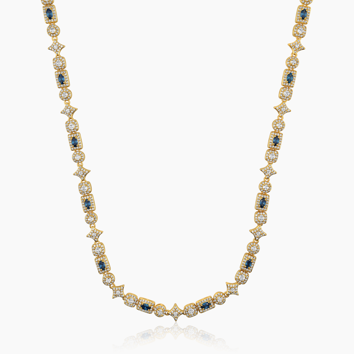 MARIS GEMSTONE CHAIN (GOLD) 5MM