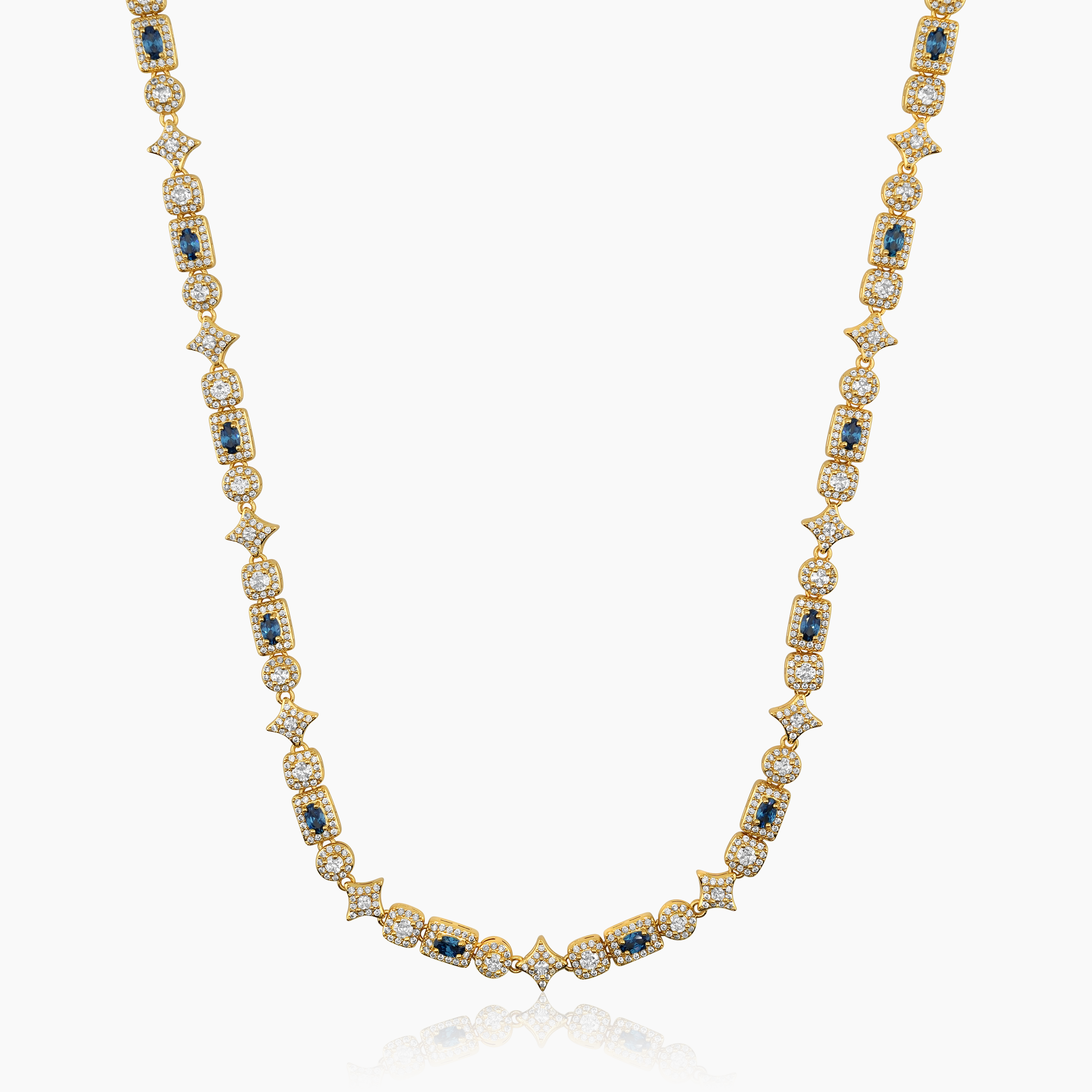 MARIS GEMSTONE CHAIN (GOLD) 5MM