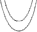 CUBAN CHAIN (WHITE GOLD) 5MM