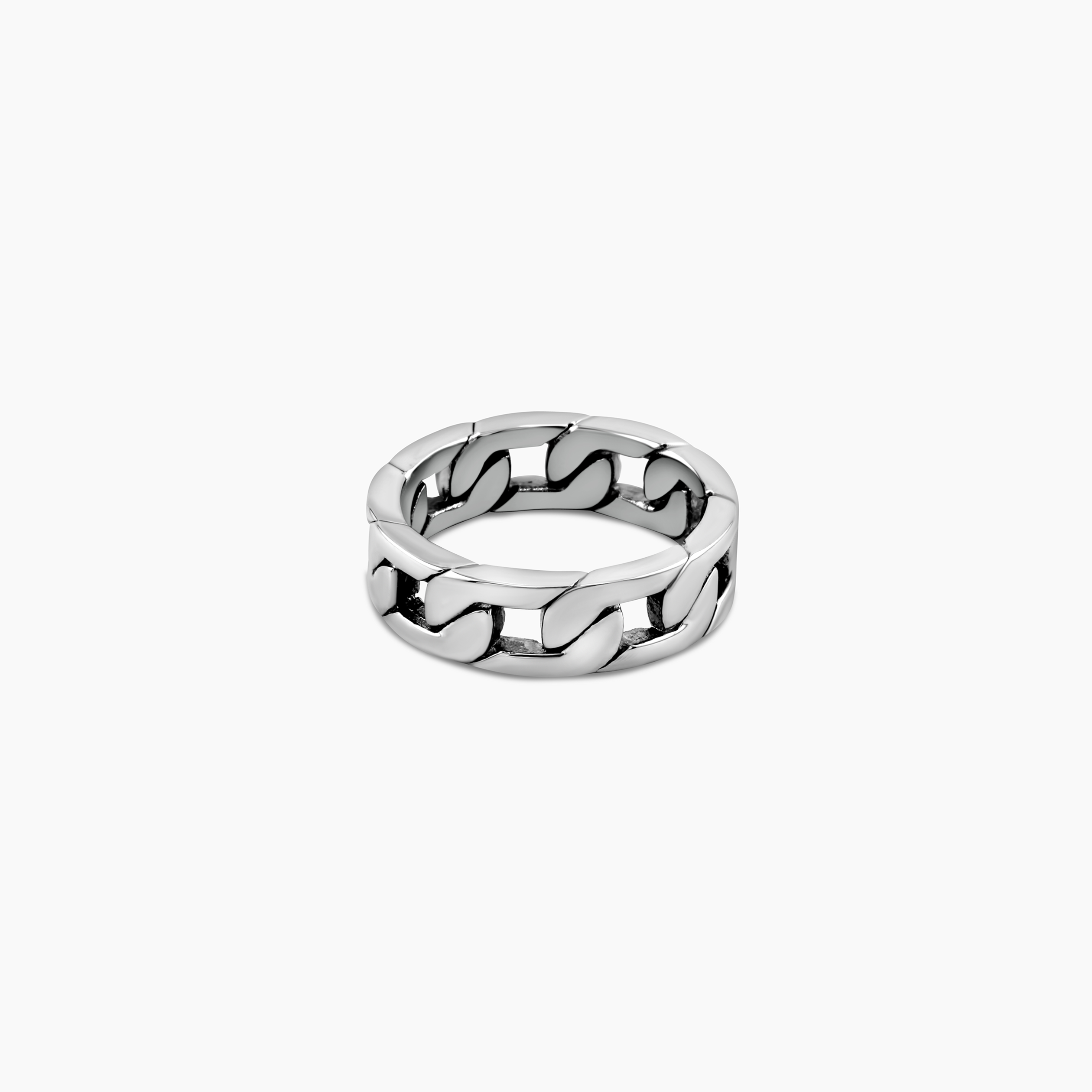 NEXUS LINK RING (WHITE GOLD)