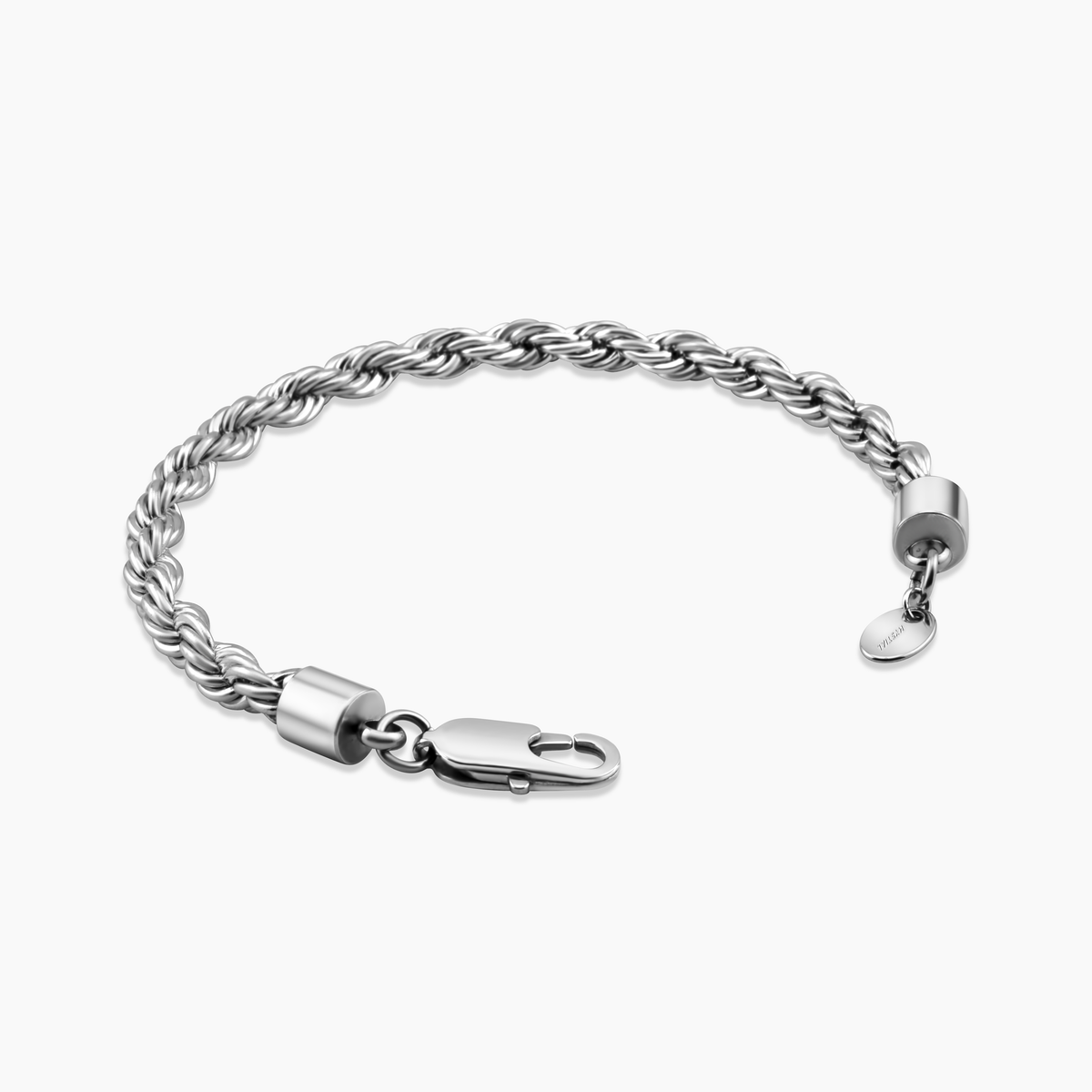 ROPE BRACELET (WHITE GOLD) 5MM