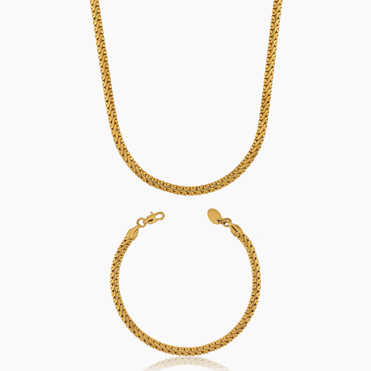 SNAKE SET (GOLD) 4MM