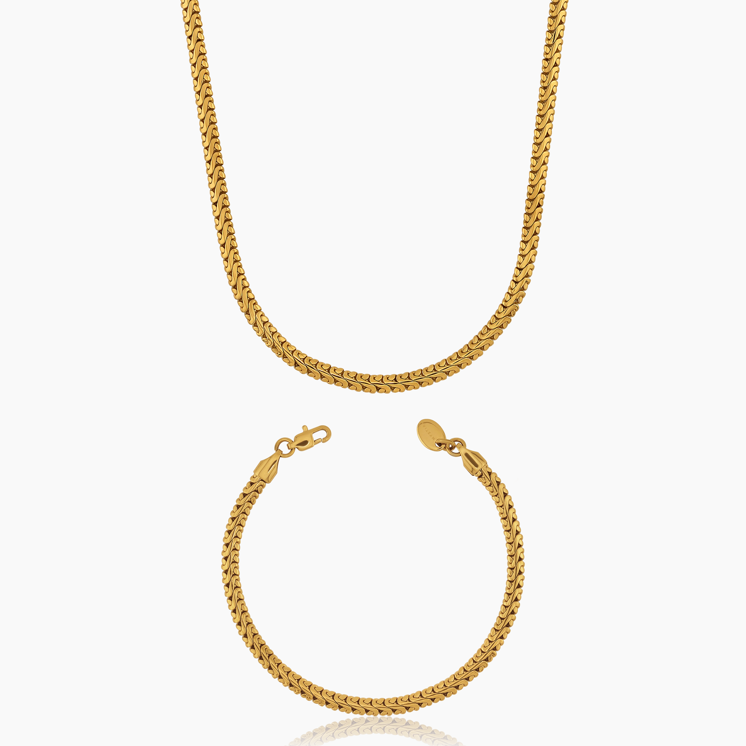 SNAKE SET (GOLD) 4MM
