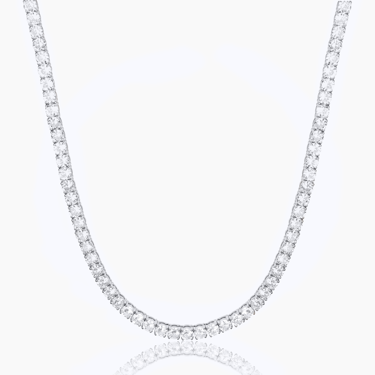 TENNIS CHAIN (WHITE GOLD) 5MM