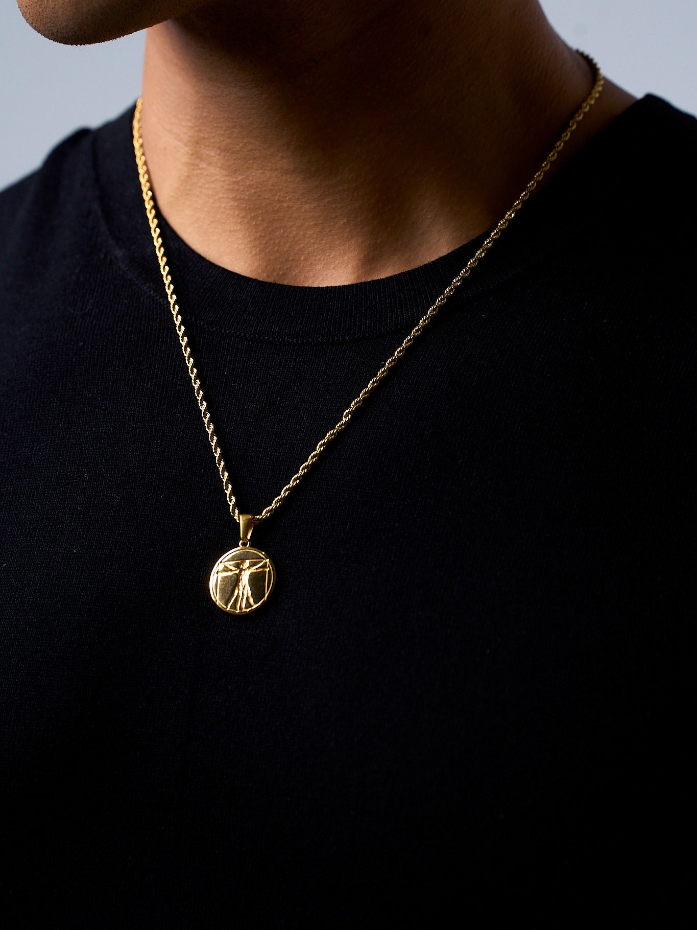 VITRUVIAN PENDANT (GOLD)
