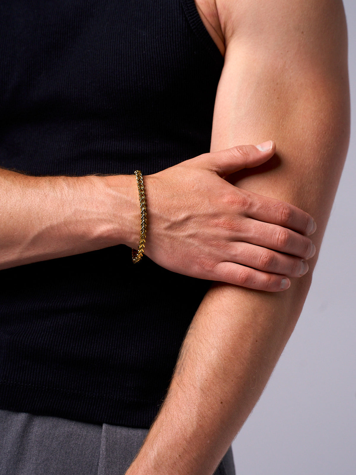 FRANCO BRACELET (GOLD) 5MM