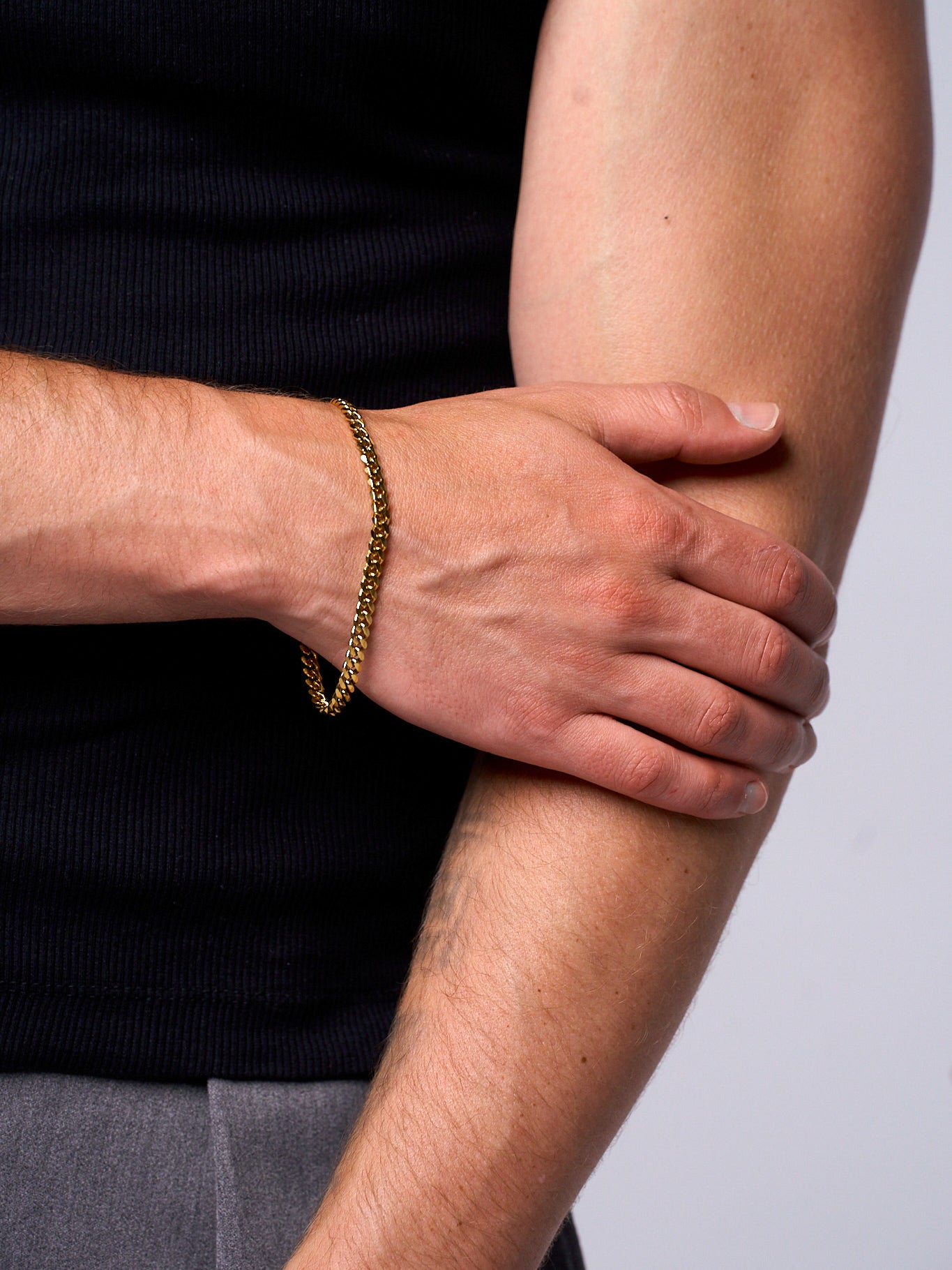 CUBAN BRACELET (GOLD) 5MM