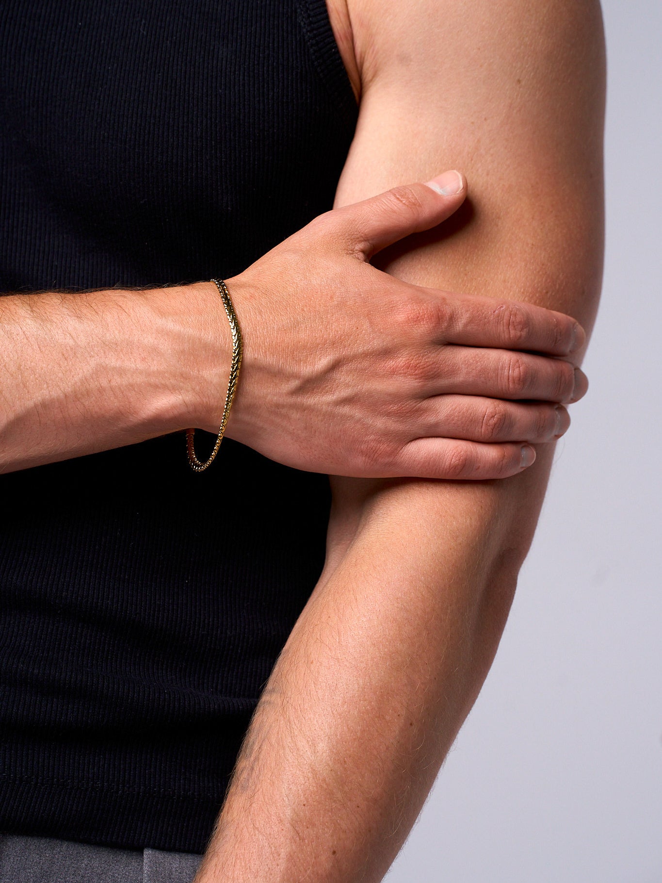 SNAKE BRACELET (GOLD) 4MM