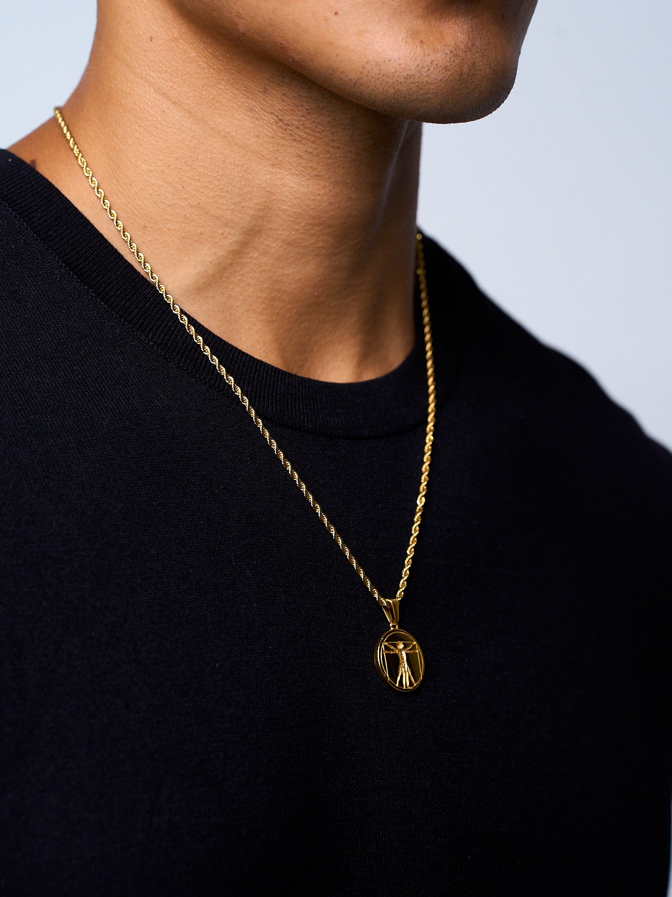 VITRUVIAN PENDANT (GOLD)