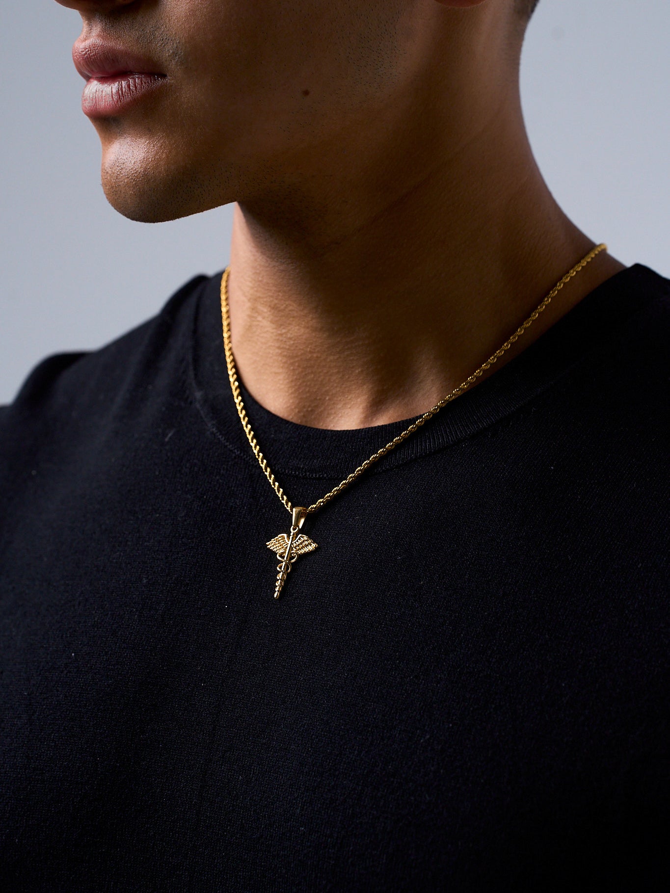 WINGED HELIX PENDANT (GOLD)