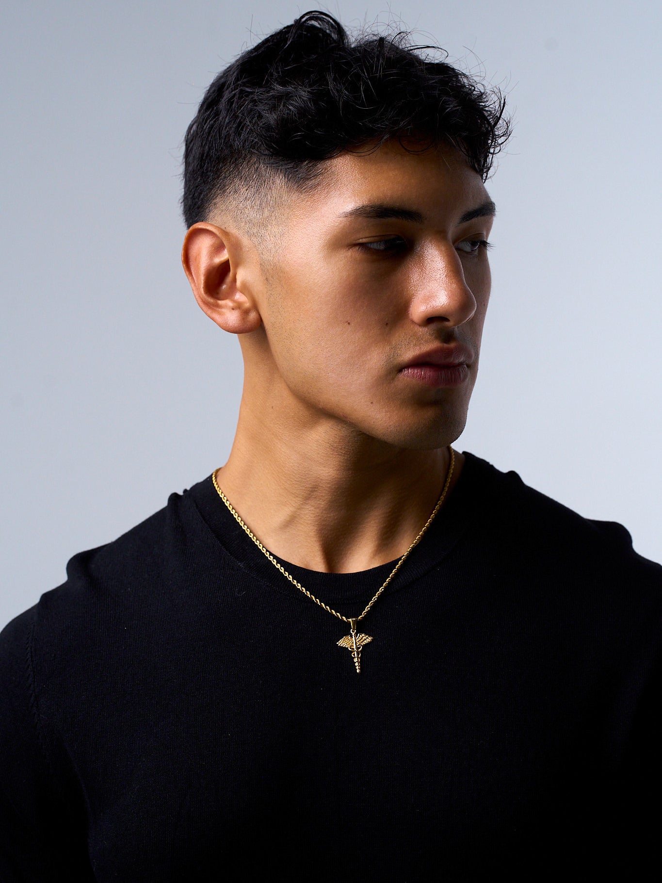 WINGED HELIX PENDANT (GOLD)