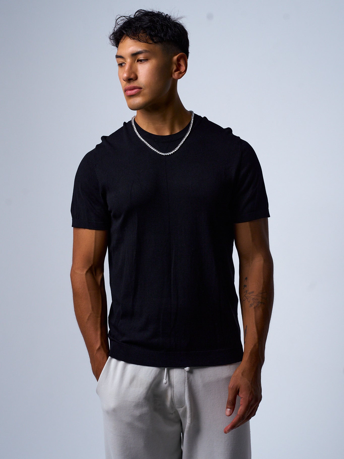 TENNIS CHAIN (WHITE GOLD) 5MM