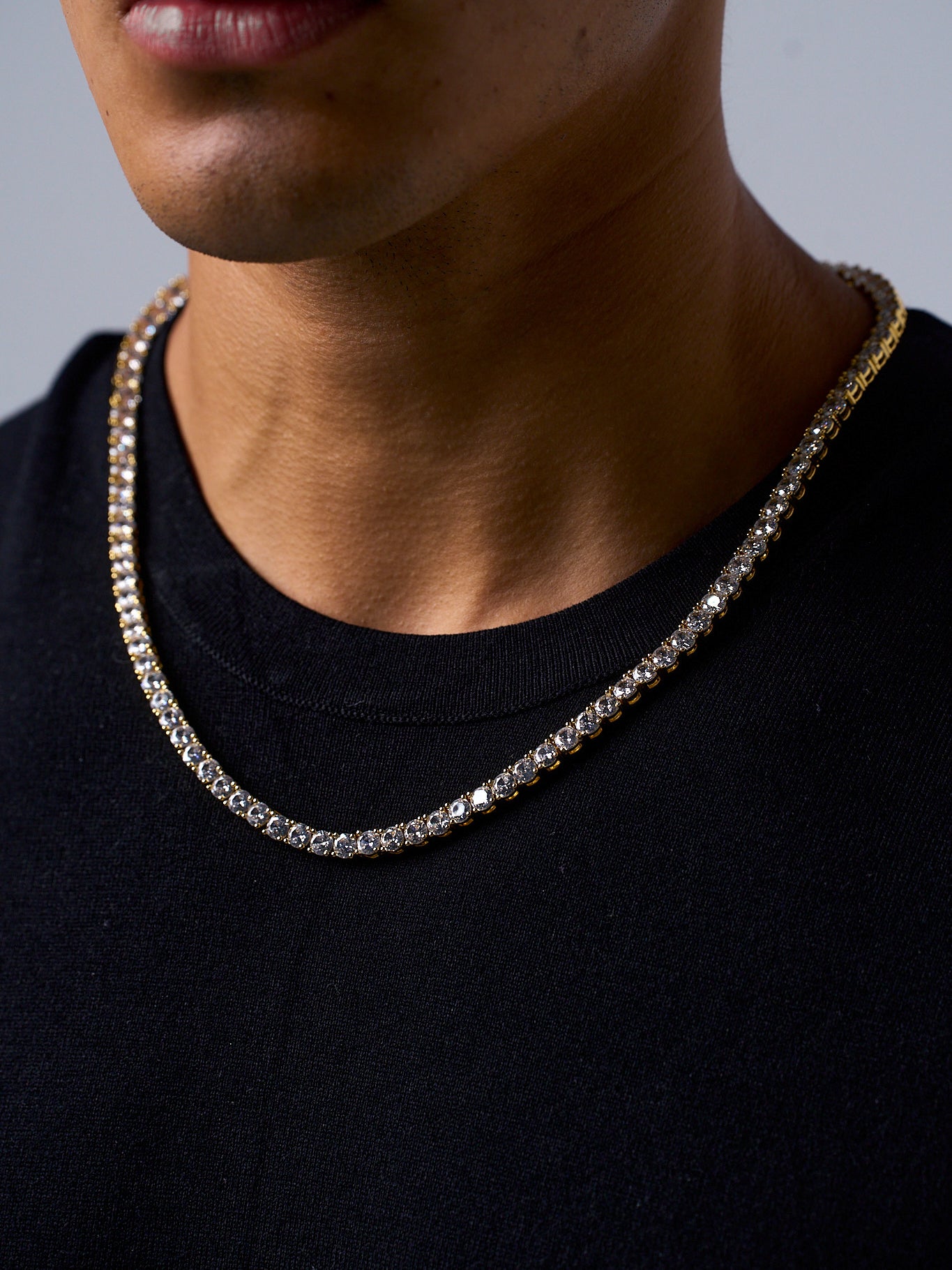 TENNIS CHAIN (GOLD) 5MM