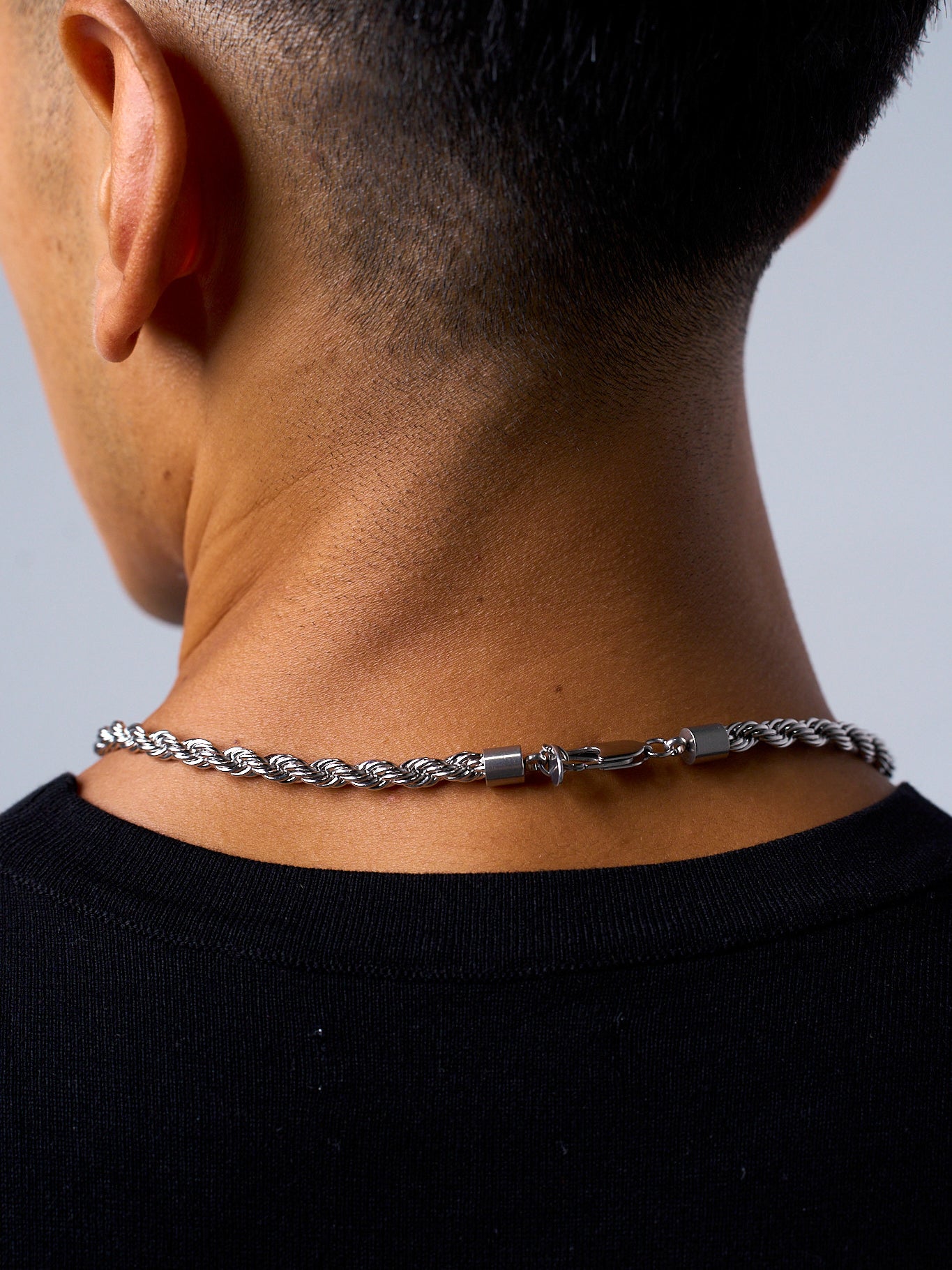 ROPE CHAIN (WHITE GOLD) 5MM