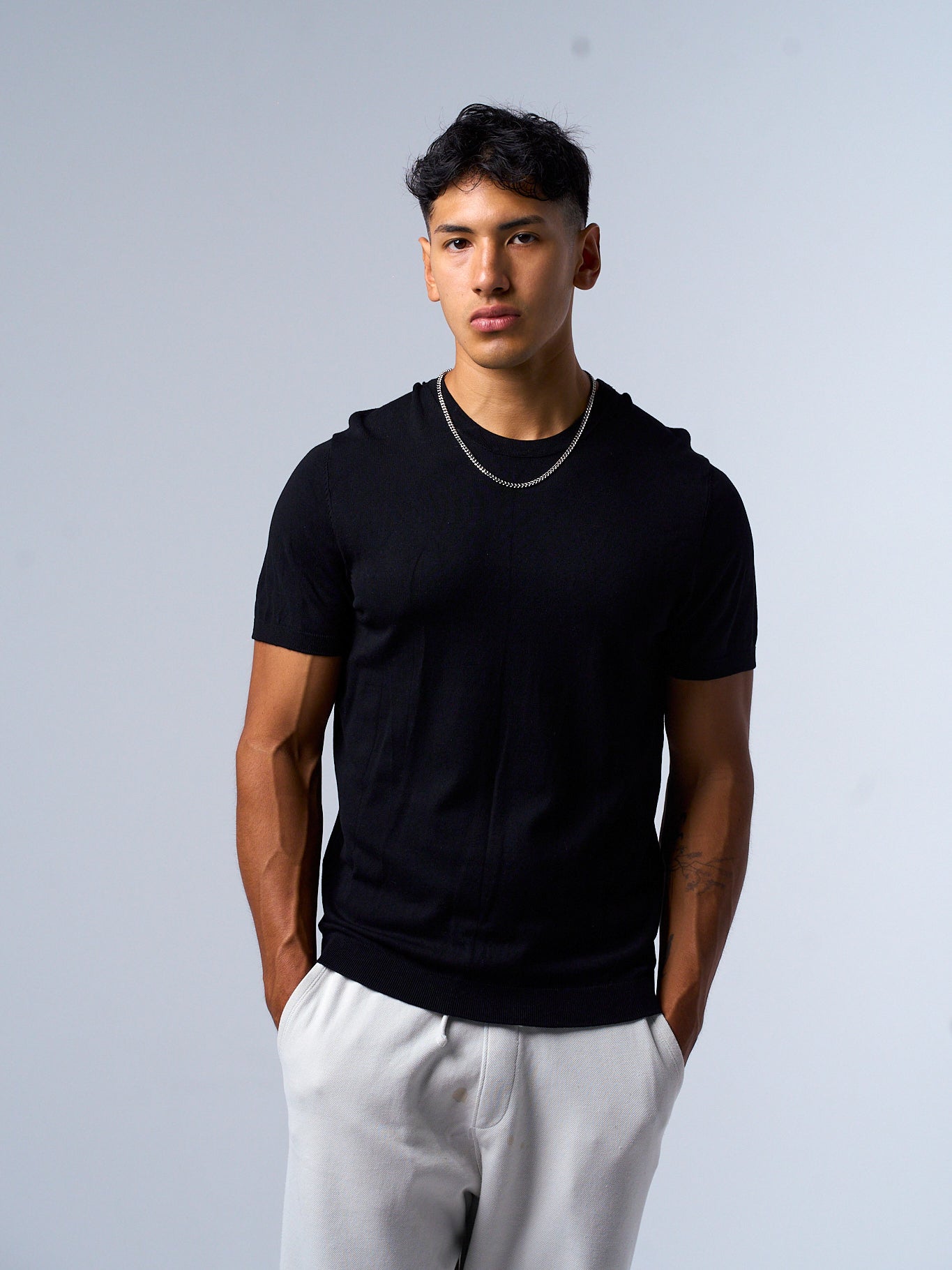 CUBAN CHAIN (WHITE GOLD) 5MM