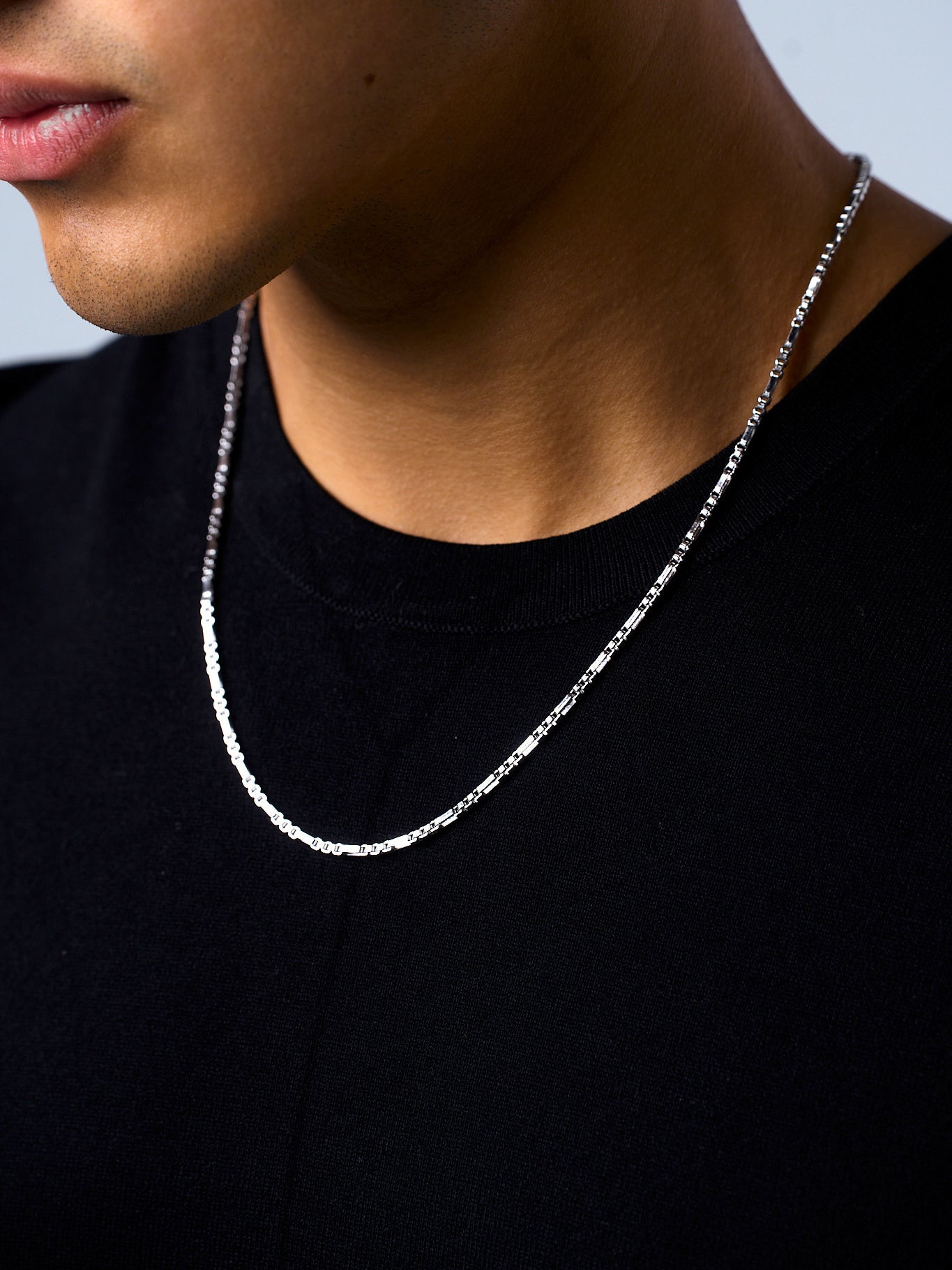 AUREN BOX CHAIN (WHITE GOLD) 2.5MM