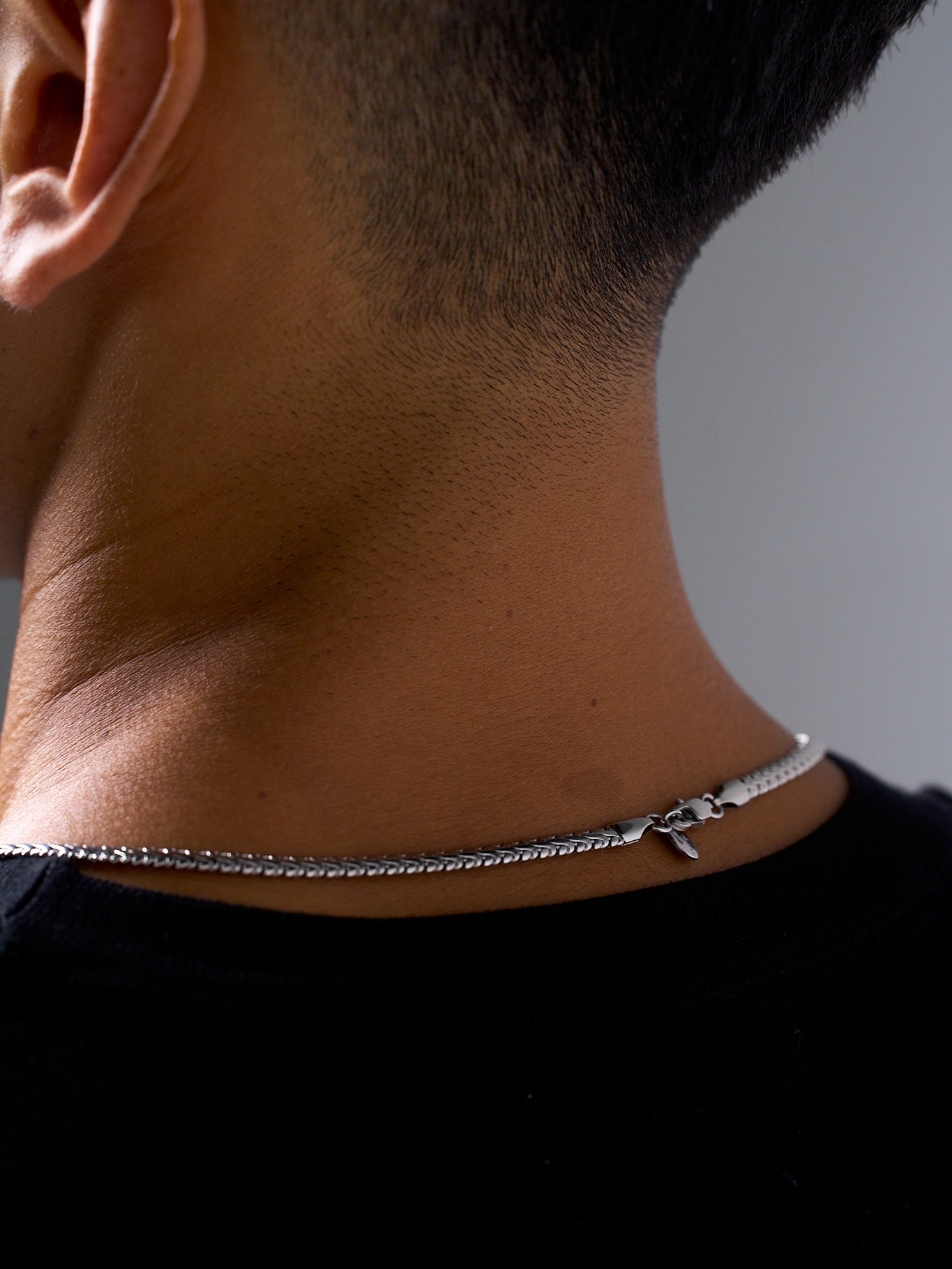 SNAKE CHAIN (WHITE GOLD) 4MM