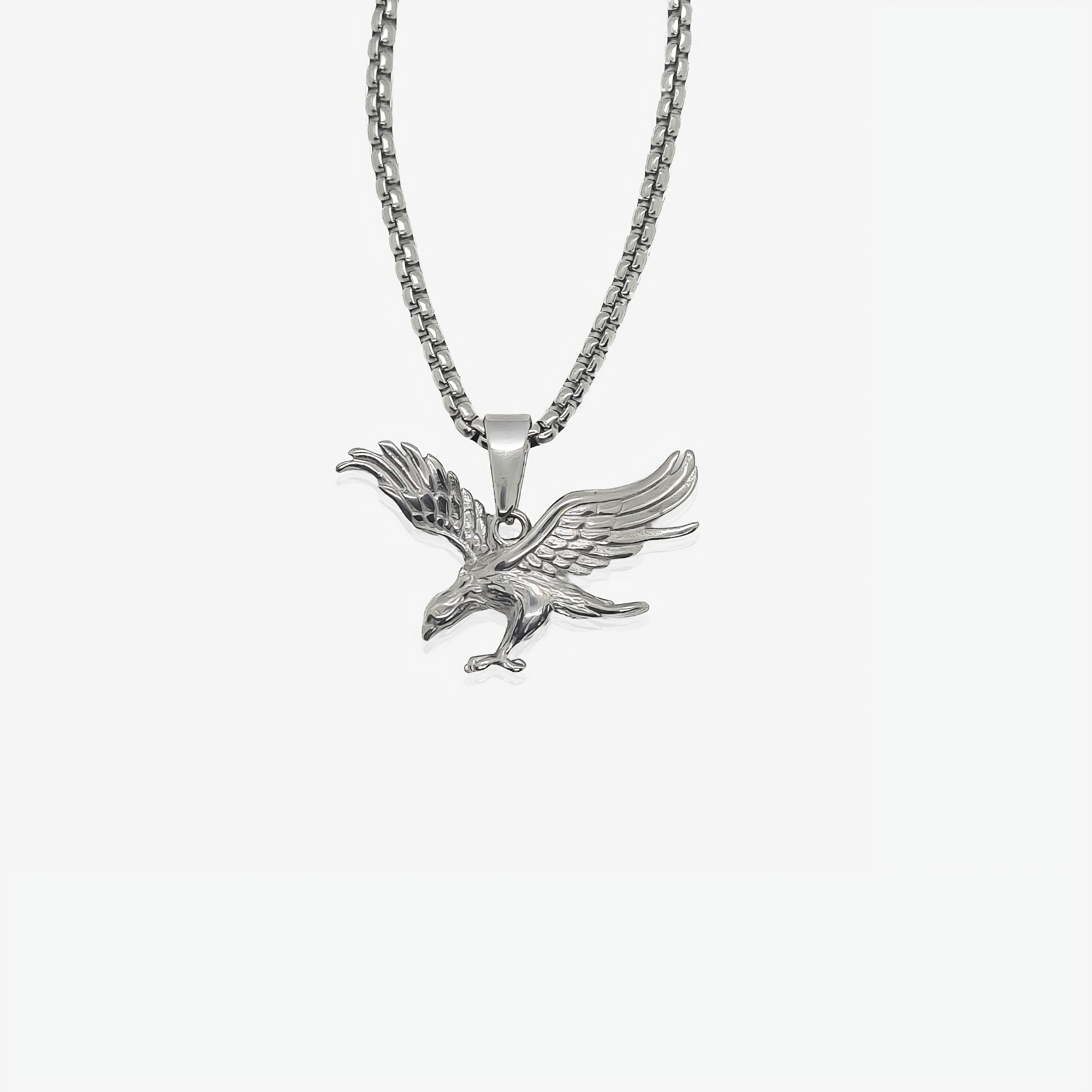 EAGLE PENDANT (WHITE GOLD)