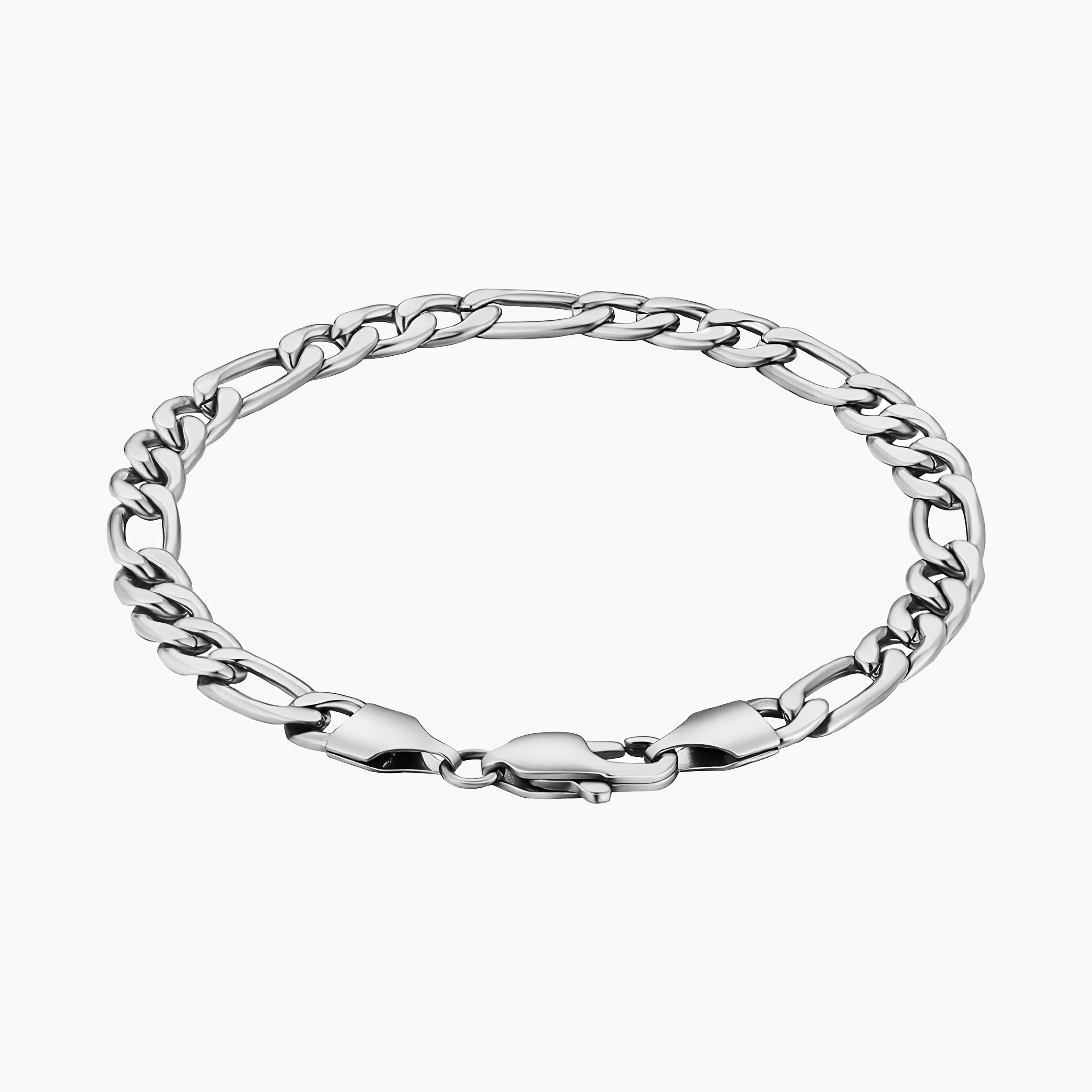 FIGARO BRACELET (WHITE GOLD) 5MM