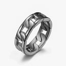 NEXUS LINK RING (WHITE GOLD)