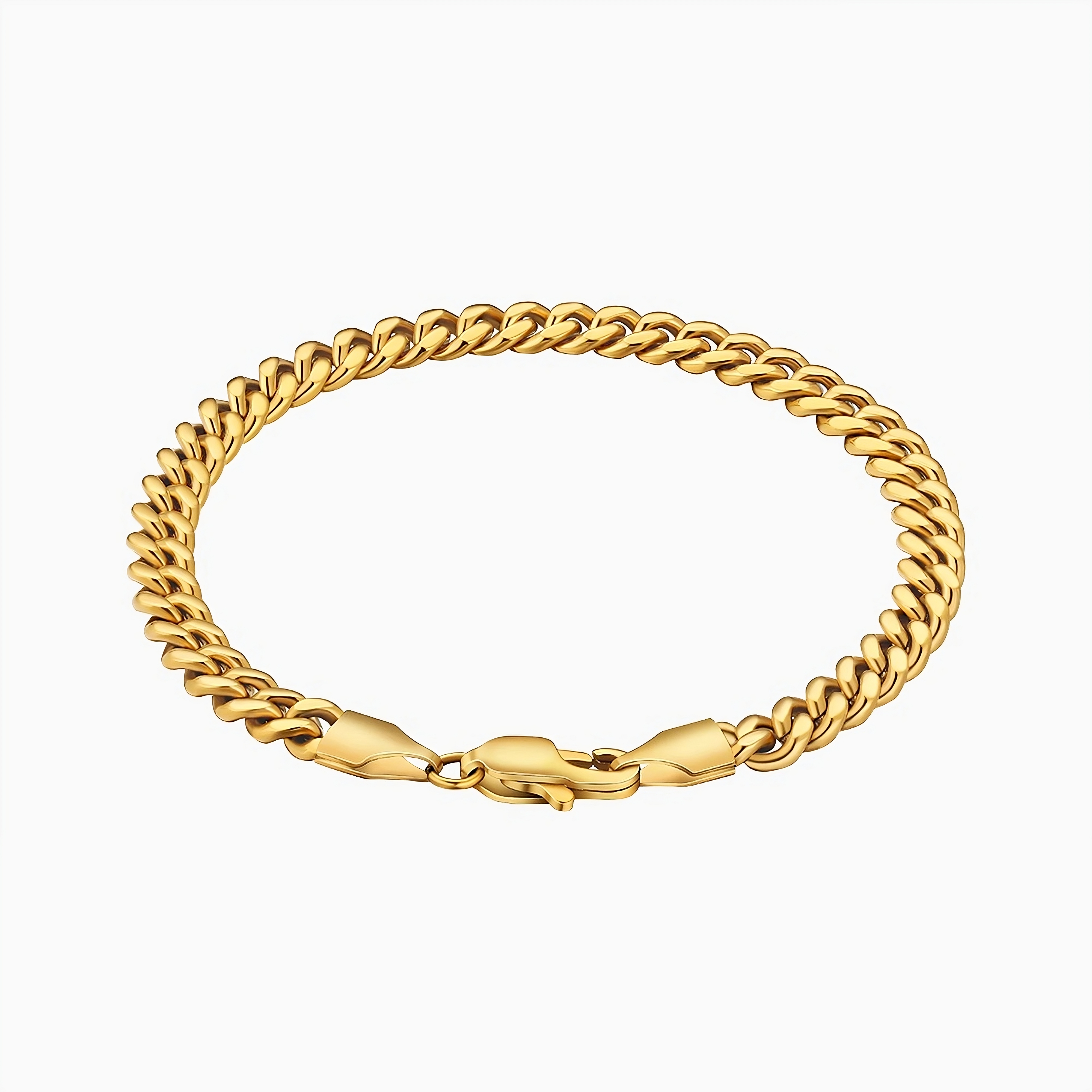 CUBAN BRACELET (GOLD) 5MM