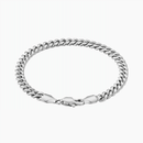 CUBAN BRACELET (WHITE GOLD) 5MM