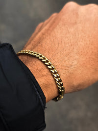 CUBAN BRACELET (GOLD) 5MM