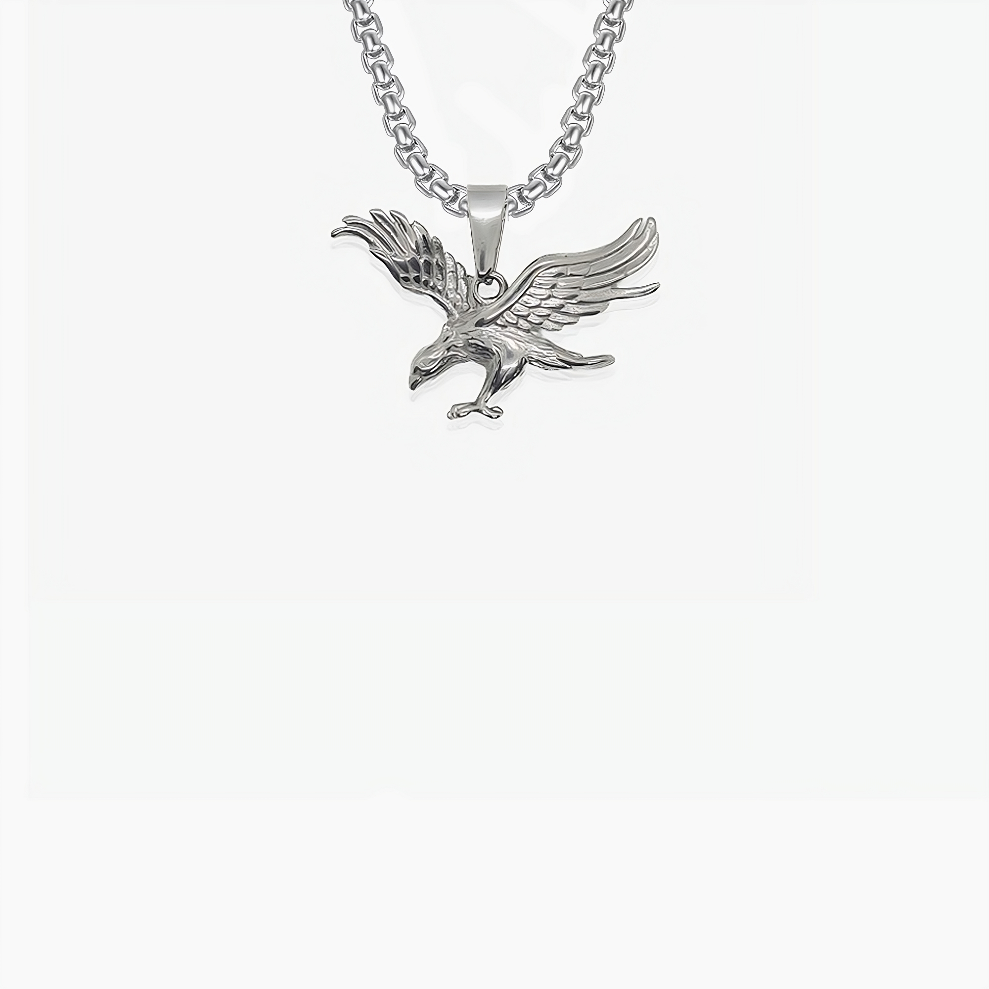 EAGLE PENDANT (WHITE GOLD)