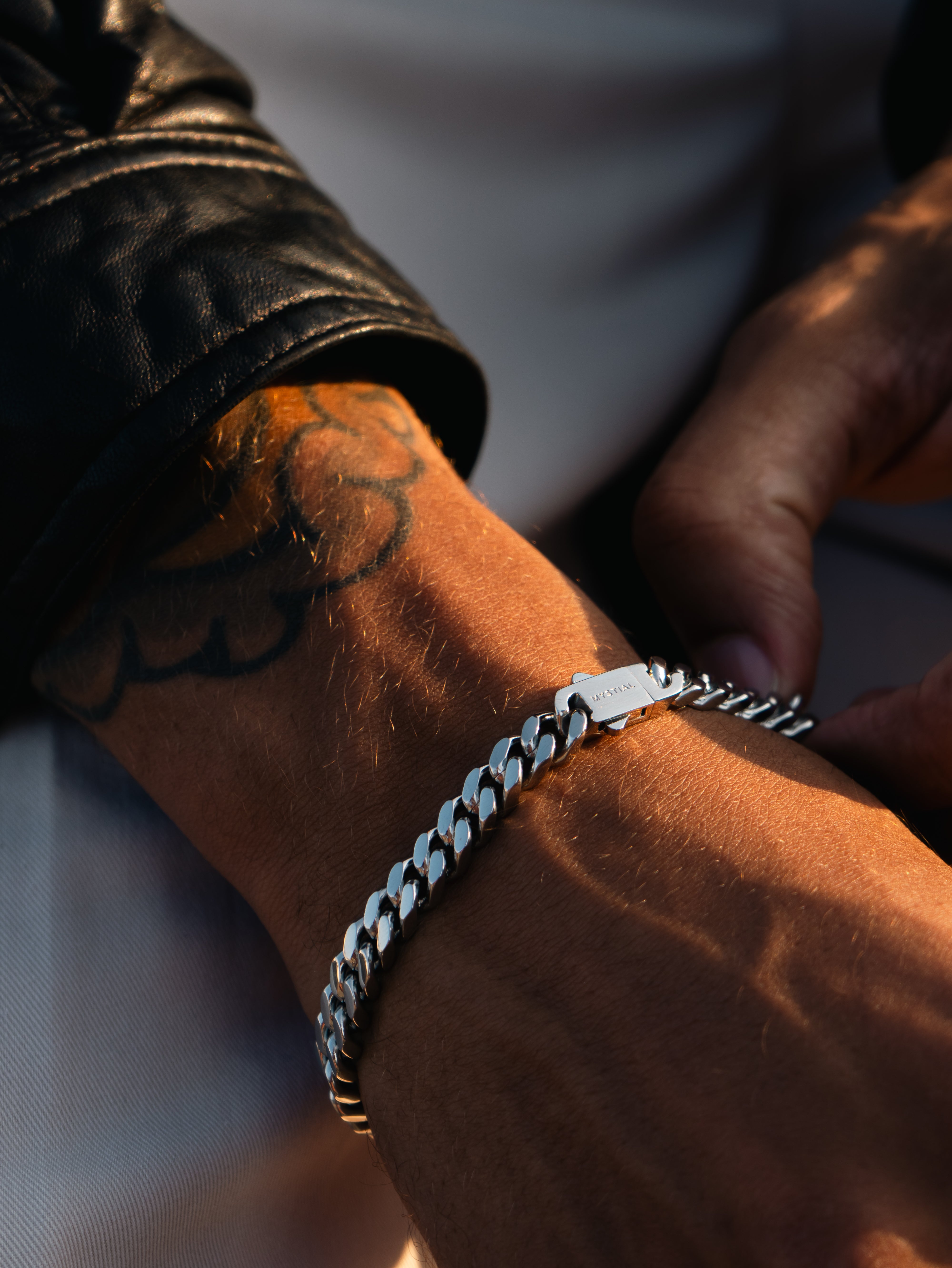 CUBAN SET (WHITE GOLD) 7MM