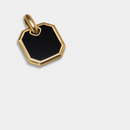 ONYX AMULET PENDANT (GOLD)