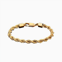 ROPE BRACELET (GOLD) 5MM