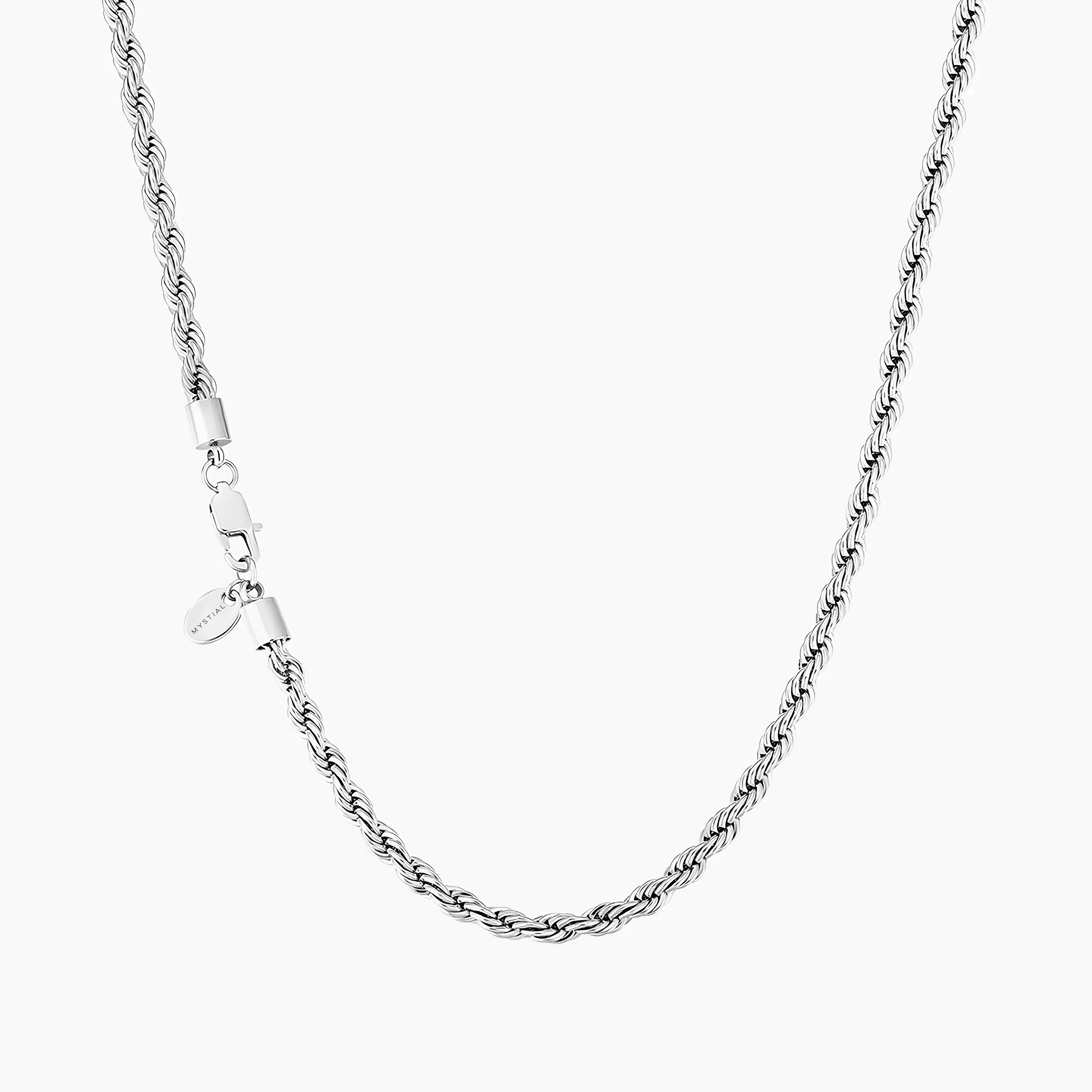 ROPE CHAIN (WHITE GOLD) 5MM