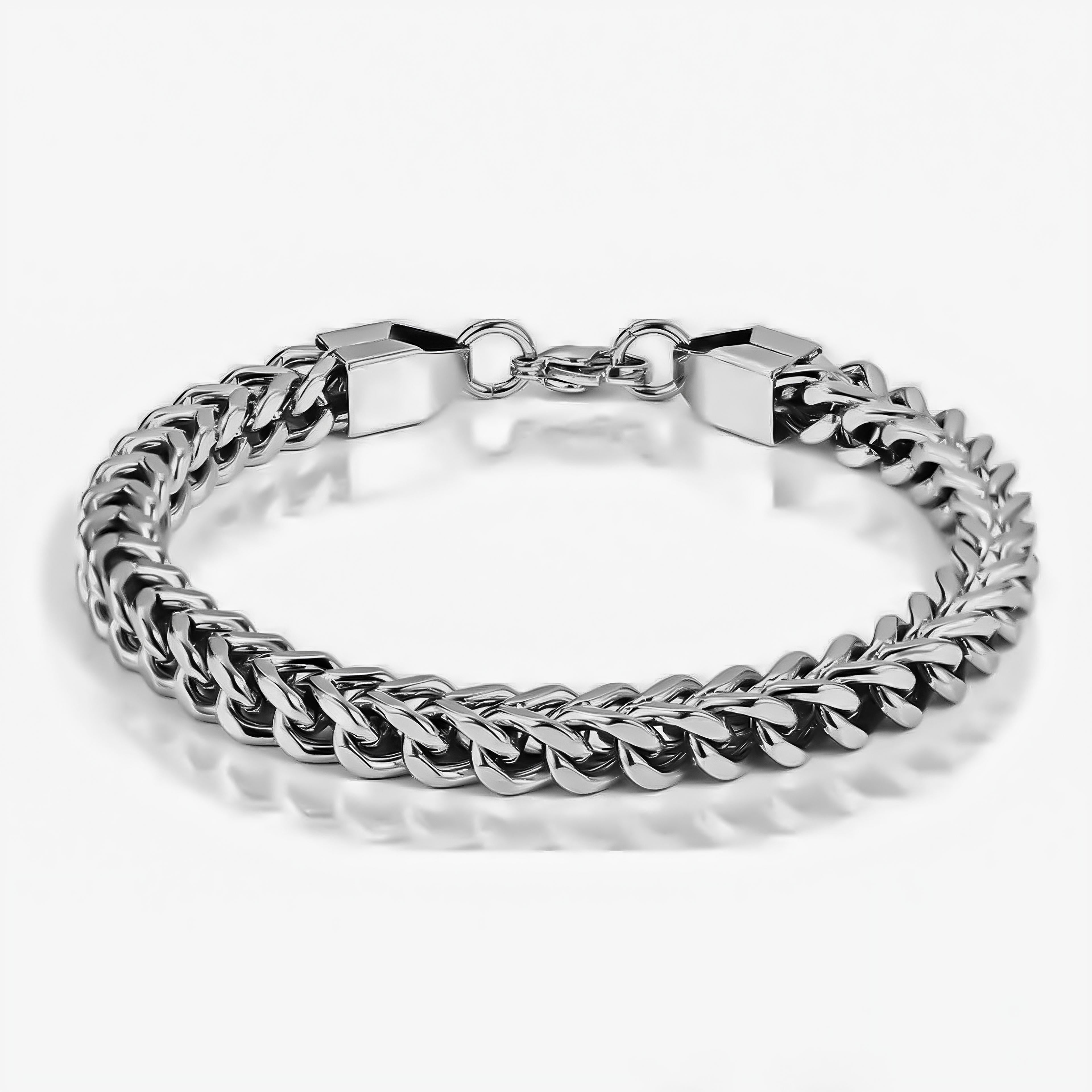 FRANCO BRACELET (WHITE GOLD) 6MM