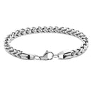 FRANCO BRACELET (WHITE GOLD) 6MM