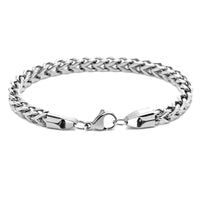 FRANCO BRACELET (WHITE GOLD) 6MM