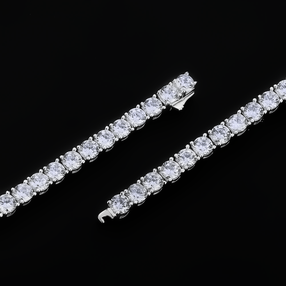 TENNIS BRACELET (WHITE GOLD) 5MM